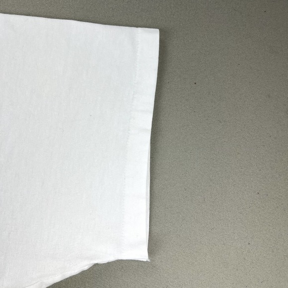 Vintage Led Zeppelin T-Shirt Size Large White Rock Band Portrait Drawing Art 90s - Picture 4 of 11